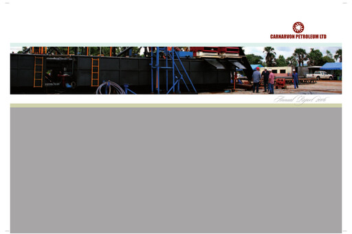 Thumbnail Carnarvon Energy Annual Report 2006