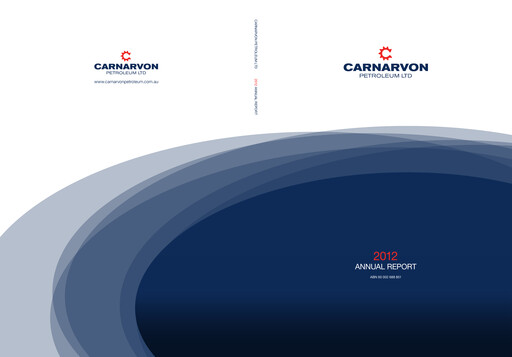 Thumbnail Carnarvon Energy Annual Report 2012