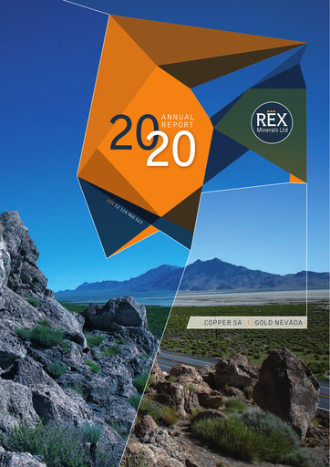 Vorschaubild Rex Minerals Jahresbericht 2020