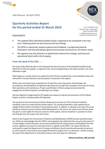 Vorschaubild Rex Minerals Quartalsbericht 2019-q1