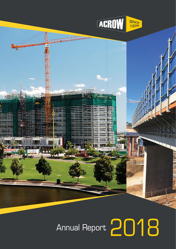 Miniature Acrow Limited Rapport annuel 2018