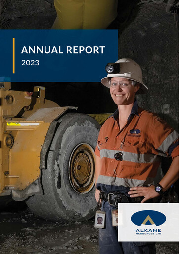 Thumbnail Alkane Resources Annual Report 2022-2023