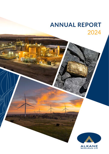 Thumbnail Alkane Resources Annual Report 2023-2024