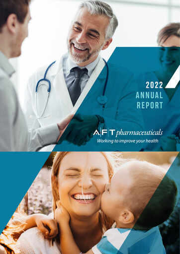 Miniature AFT Pharmaceuticals Rapport annuel 2022