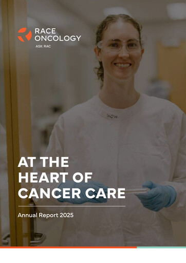 Thumbnail Race Oncology Annual Report 2025