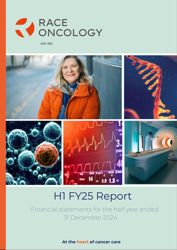 Miniature Race Oncology Bilan financier 2025-h1