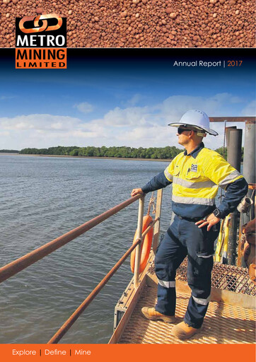 Thumbnail Metro Mining Annual Report 2017