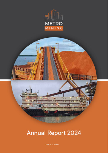 Thumbnail Metro Mining Annual Report 2024