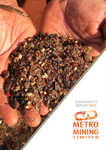 Thumbnail Metro Mining Sustainability Report 2019