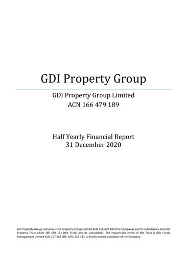 Thumbnail GDI Property Group Half-year Report 2021-h1