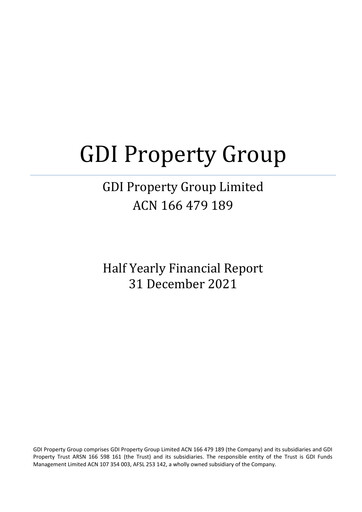 Thumbnail GDI Property Group Half-year Report 2022-h1