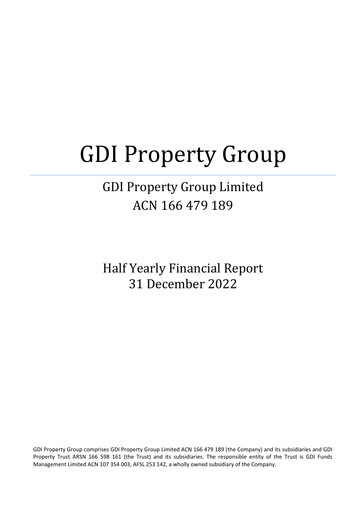 Thumbnail GDI Property Group Half-year Report 2023-h1