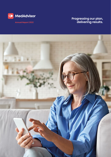 Miniature MedAdvisor Limited Rapport annuel 2022