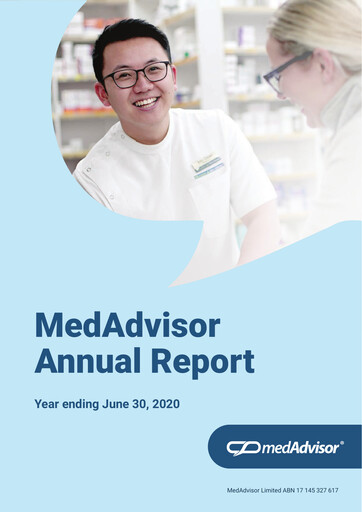 Miniature MedAdvisor Limited Rapport financier 2020