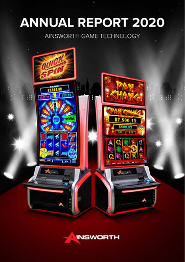 Thumbnail Ainsworth Game Technology Annual Report 2020