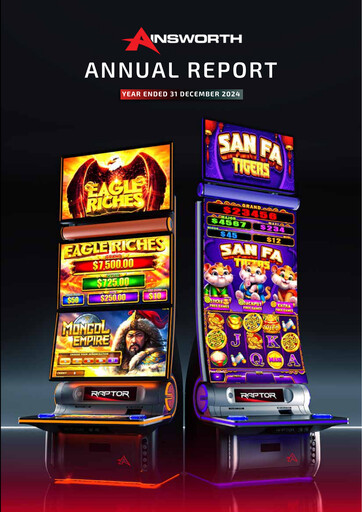 Thumbnail Ainsworth Game Technology Annual Report 2024