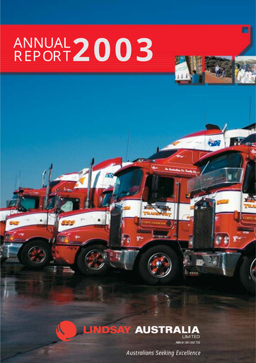 Thumbnail Lindsay Australia Annual Report 2003