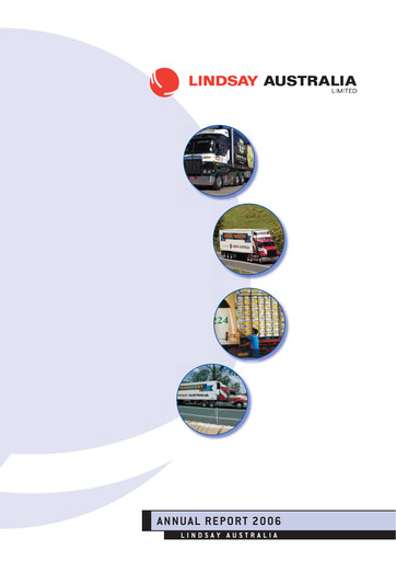 Thumbnail Lindsay Australia Annual Report 2006