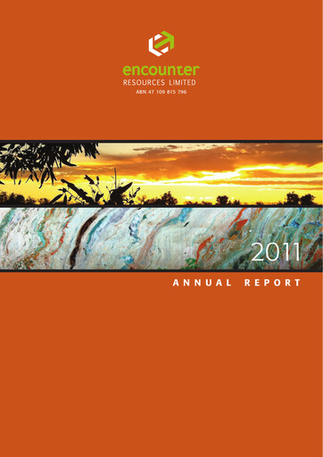Thumbnail Encounter Resources Annual Report 2011
