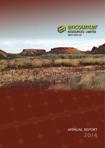 Thumbnail Encounter Resources Annual Report 2014