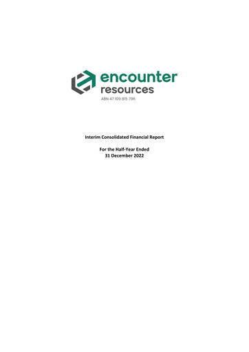 Thumbnail Encounter Resources Financial Statement 2023-h1