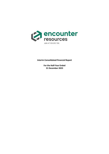 Thumbnail Encounter Resources Financial Statement 2024-h1