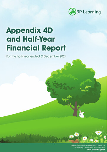 Thumbnail 3P Learning Financial Report 2022-h1
