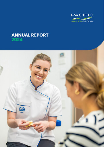Thumbnail Pacific Smiles Group Annual Report 2024