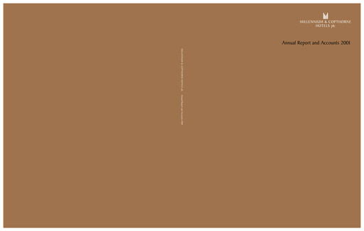 Thumbnail Millennium & Copthorne Hotels New Zealand Annual Report 2001