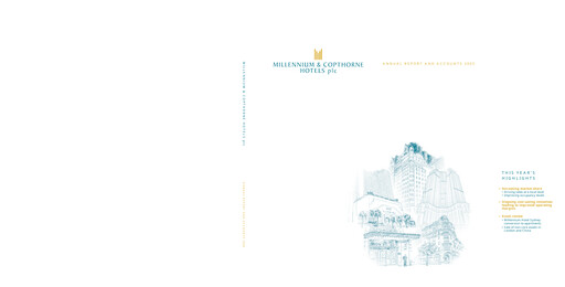 Thumbnail Millennium & Copthorne Hotels New Zealand Annual Report 2003