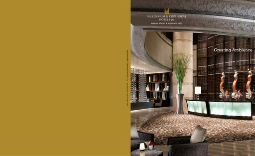 Thumbnail Millennium & Copthorne Hotels New Zealand Annual Report 2007