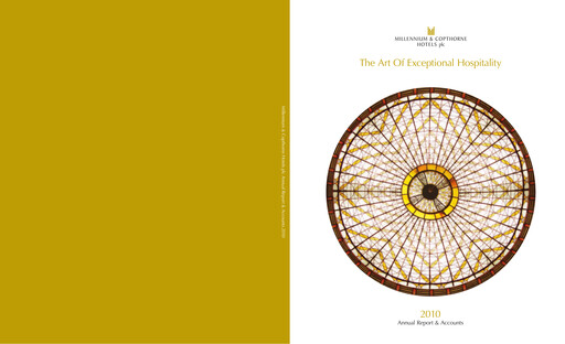 Thumbnail Millennium & Copthorne Hotels New Zealand Annual Report 2010