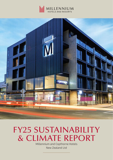 Vorschaubild Millennium & Copthorne Hotels New Zealand ESG-Bericht 2025