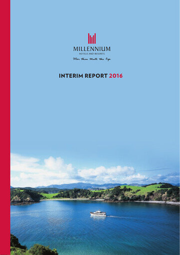 Thumbnail Millennium & Copthorne Hotels New Zealand Half-year Report 2016-h1