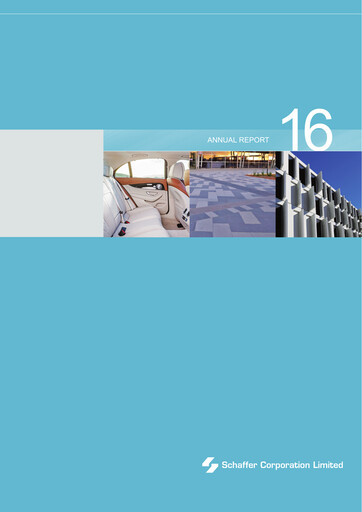 Miniature Schaffer Corporation Rapport annuel 2016
