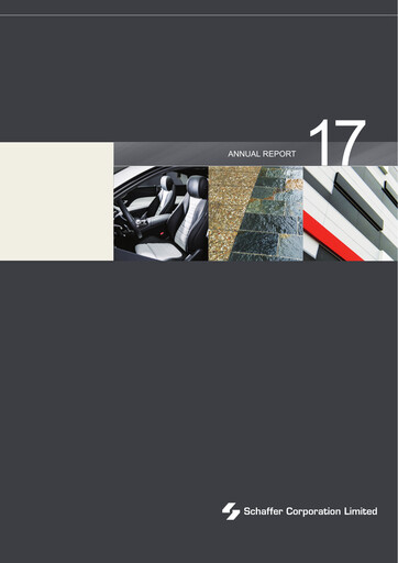 Miniature Schaffer Corporation Rapport annuel 2017