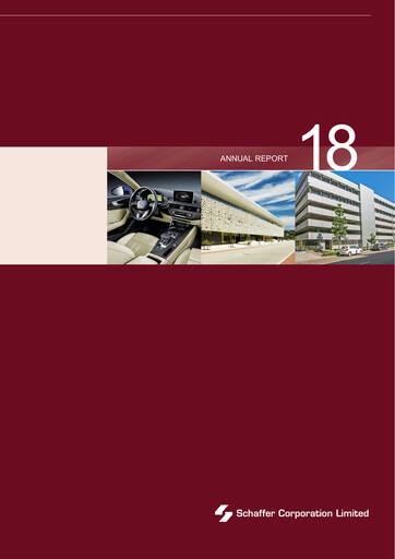 Miniature Schaffer Corporation Rapport annuel 2018