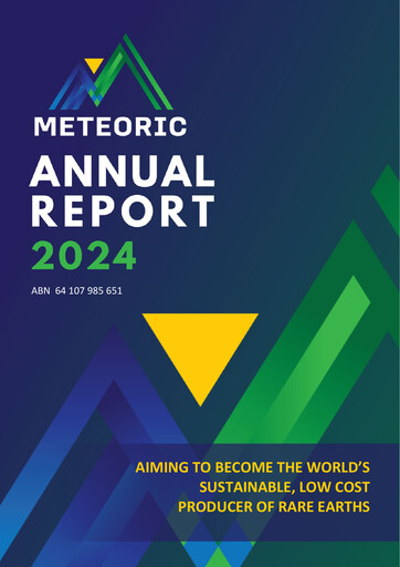 Thumbnail Meteoric Resources Annual Report 2023-2024