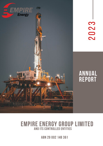 Thumbnail Empire Energy Group Annual Report 2023