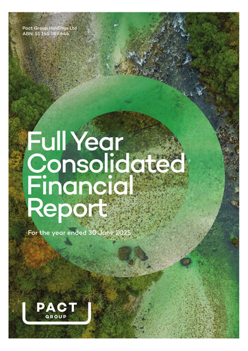 Vorschaubild Pact Group Finanzmitteilung 2025