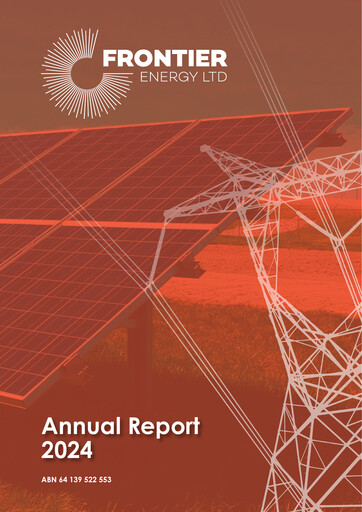 Thumbnail Frontier Energy Limited Annual Report 2024