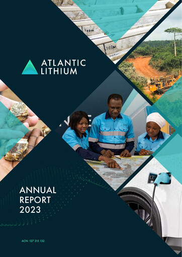 Thumbnail Atlantic Lithium Limited Annual Report 2023
