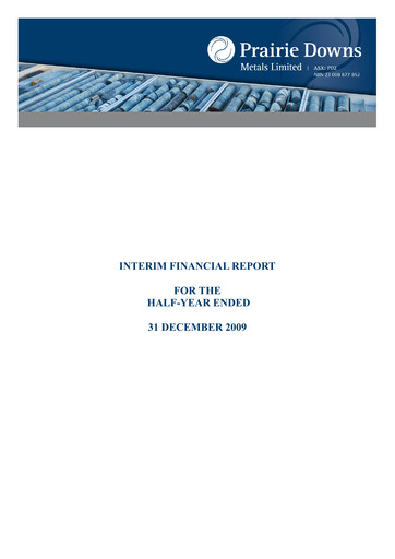 Thumbnail GreenX Metals Financial Report 2010-h1