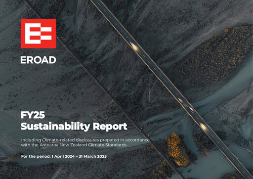 Thumbnail EROAD Limited Sustainability Report 2025