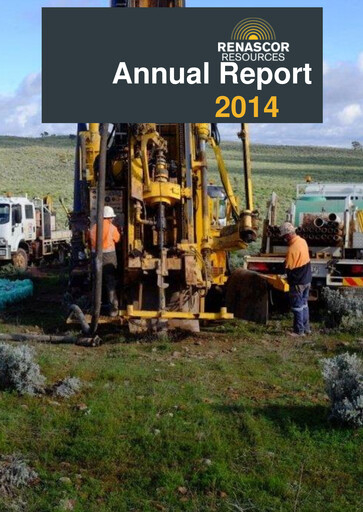 Thumbnail Renascor Resources Annual Report 2014