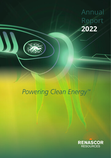 Thumbnail Renascor Resources Annual Report 2022