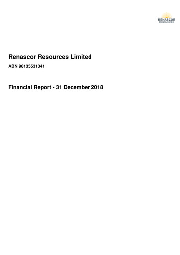 Thumbnail Renascor Resources Financial Report 2019-h1
