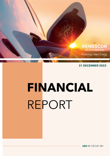 Thumbnail Renascor Resources Financial Report 2024-h1