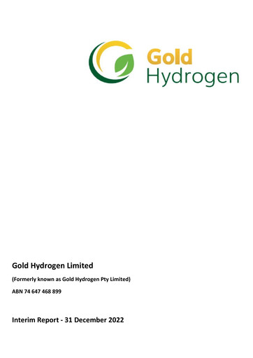Vorschaubild Gold Hydrogen Limited Finanzbericht 2022-h1