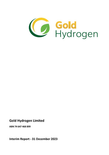 Thumbnail Gold Hydrogen Limited Half-year Report 2023-h1